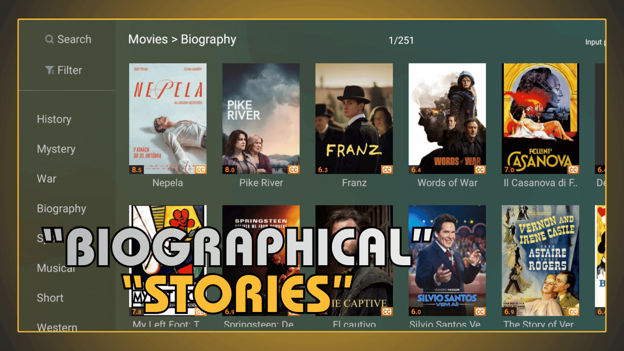 Biographical Stories