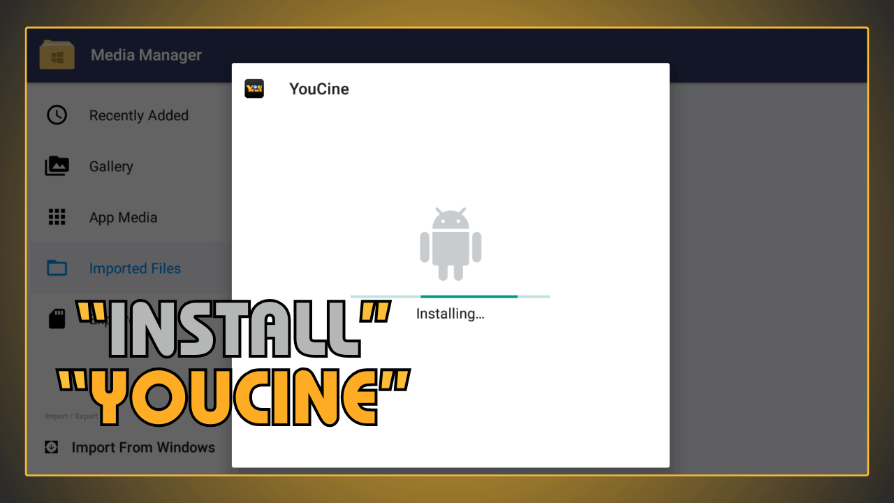 Install YouCine