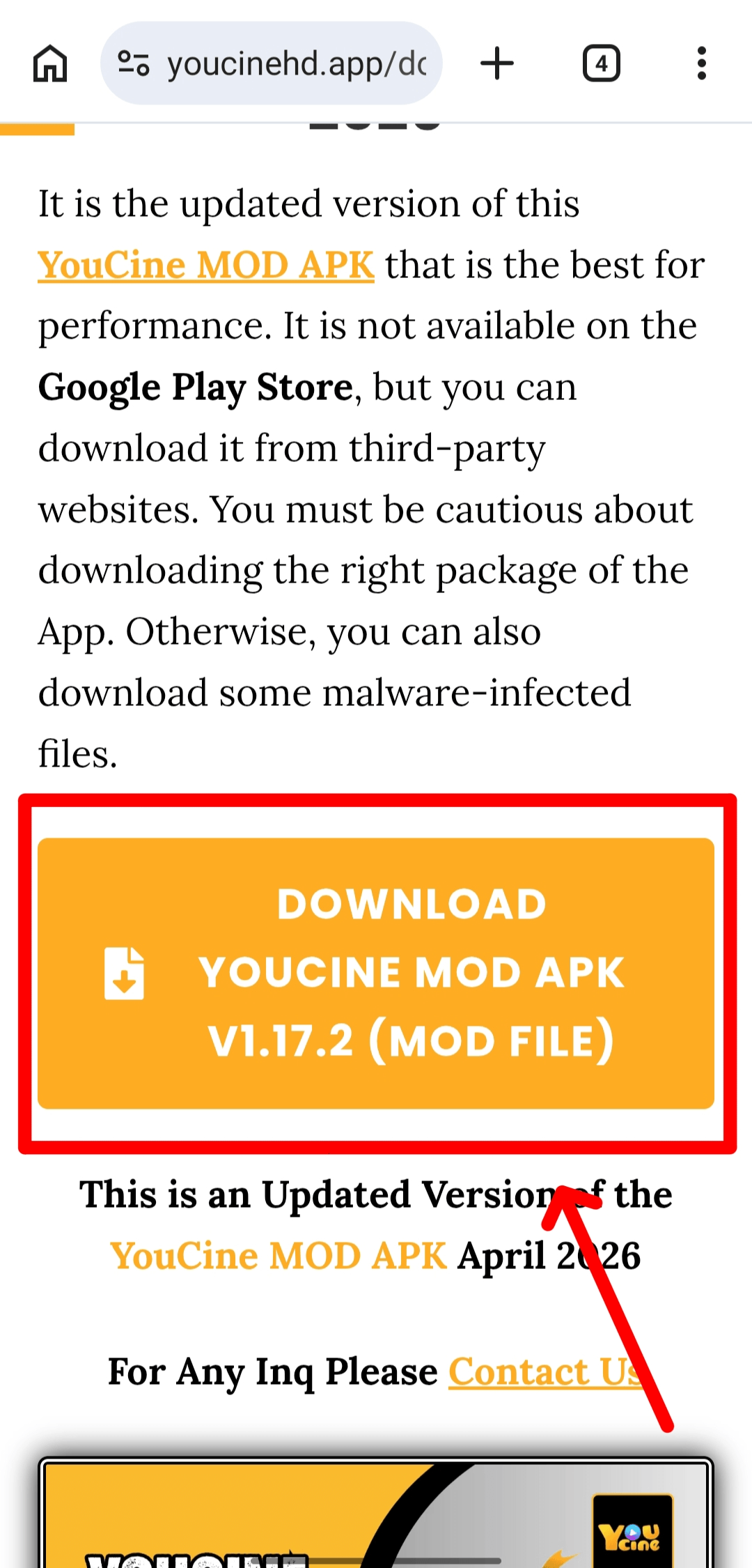 Download YouCine MOD APK File