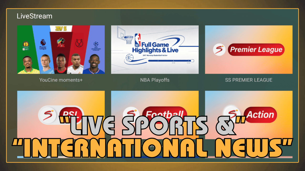 Live Sports and International News