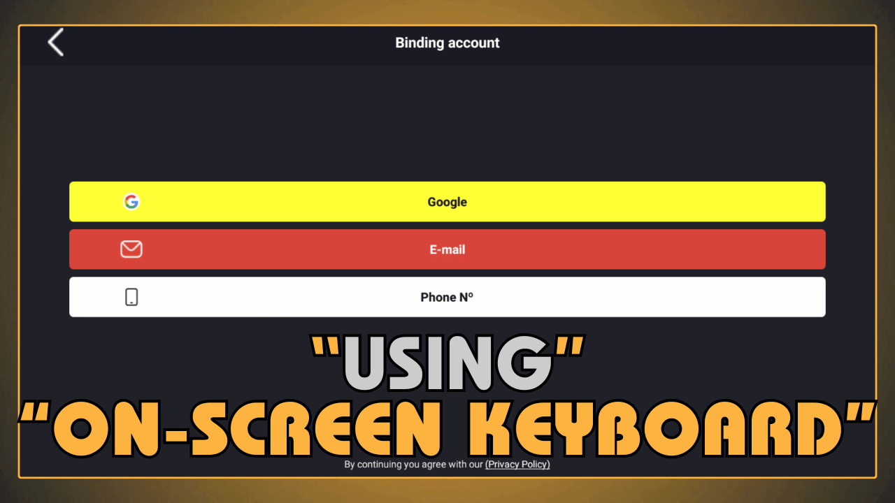 Using the On-Screen Keyboard